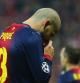 Gerard Piqué se lamenta tras la contundente derrota encajada ante el Bayern Múnich