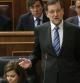 Mariano Rajoy junto a Soraya Sáenz de Santamaría, en el Congreso de los Diputados
