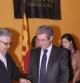 Signatura del conveni de col·laboració entre els Xiquets de Tarragona i el Ban de Sabadell