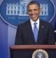 Obama en una rueda de prensa en la Casa Blanca