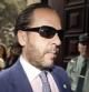 Álvaro Pérez 'el Bigotes', uno de los supuestos cabecillas de la trama corrupta que investiga el caso Gürtel, a su llegada hoy al Palacio de Justicia de Valencia para declarar.
