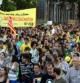 La manifestación contra la ley Wert en Girona