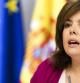 La vicepresidenta Soraya Sáenz de Santamaría en la rueda de prensa tras el Consejo de Ministros