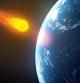 Recreación de un asteroide dirigiéndose hacia la Tierra