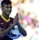 Neymar durante su presentación oficial como jugador del Barça, en el Camp Nou