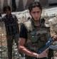Un soldado rebelde sirio