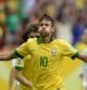 Neymar celebra su gol ante Japón