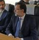 Rajoy y el Príncipe Felipe en el viaje inaugural del AVE Madrid - Alicante