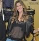 Gisele Bündchen durante la presentación de su nueva línea de lencería