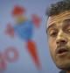 Luis Enrique Martínez, nuevo técnico del Celta, durante la rueda de prensa de su presentación