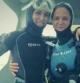 Raquel Sánchez Silva ha colgado esta instantánea en Twitter de sus día de buceo en Formentera