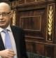 El ministro de Hacienda, Cristóbal Montoro, durante la sesión de control al Ejecutivo,