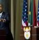 El presidente de los EE.UU., Barack Obama, junto al presidente sudafricano, Jacob Zuma, durante una rueda de prensa conjunta