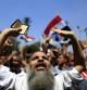 Partidarios de Morsi manifestándose en las calles egipcias
