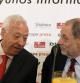 El ministro de Asuntos Exteriores, José Manuel García Margallo, y Javier Solana, exministro de Asuntos Exteriores y exsecretario general de la OTAN.