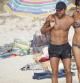El futbolista Xavi Hernández y su novia, Nuria Cunillera, durante unas vacaciones en Formentera