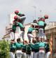 9d8 dels Castellers de Vilafranca a la diada de les Santes de Mataró