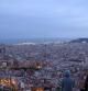 Vista panorámica de Barcelona desde el Turó de la Rovira, en el Guinardó