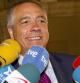El primer secretario del PSC, Pere Navarro, declara en los pasillos del Parlament, en Barcelona