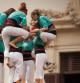 Detall del 4d9 sense folre dels Castellers de Vilafranca