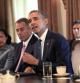 El presidente estadounidense, Barack Obama, se reúne con los líderes republicanos y demócratas del Congreso en la Casa Blanca en Washington DC