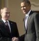 Putin saluda a Obama a su llegada a San Petersburgo para la cumbre del G-20