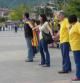 Ensayo de la cadena humana en Castellar del Vallès