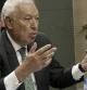 El ministro de exteriores, José Manuel García-Margallo, en su comparecencia