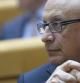 El ministro de Hacienda y Administraciones Públicas, Cristóbal Montoro, en el Senado