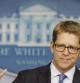 Jay Carney, portavoz de la Casa Blanca, durante su comparecencia ante los medios