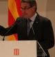 Artur Mas, en un acto en el Palau de la Generalitat