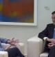 El presidente Mariano Rajoy se ha reunido con la presidenta de la Fundación de Víctimas del Terrorismo, Mari Mar Blanco