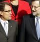 Mariano Rajoy y Artur Mas, durante su encuentro en el Palau de Pedralbes