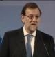 Imagen del presidente del Gobierno, Mariano Rajoy, durante su intervención en el Foro Económico del Mediterráneo Occidental.