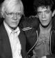 Imagen de Lou Reed y Andy Warhol en el show de David Johanson