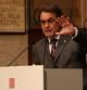 Artur Mas, durante su discurso en el Palau de la Generalitat