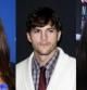 Collage de Mila Kunis, Demi Moore y Ashton Kutcher