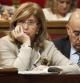 La consellera de Ensenyament, Irene Rigau, en sesión de control en el Parlament