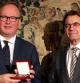Hams Van Baalen, presidente de la Internacional Liberal, recibió el premio Memorial Trias Fargas de manos de Artur Mas