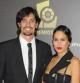Felipe López y Mireia Canalda en los premios de la LFP