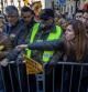 Alicia Sánchez-Camacho (PPC) y Albert Rivera (Ciutadans) se saludan durante la manifestación a favor de la Constitución en Barcelona