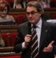 Artur Mas, en el pleno del Parlament.