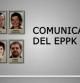 Imágenes capturadas del vídeo difundido hoy por la página web Naiz.info.es del denominado colectivo de reclusos de ETA (EPPK)