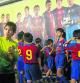 Jugadores de las divisiones inferiores del FC Barcelona, que forma en la Masia a 28 futbolistas extranjeros