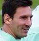 Messi, en uno de los últimos entrenamientos del Barça