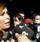 La presidenta del PP catalán, Alicia Sánchez-Camacho, realiza declaraciones a los periodistas a su salida de la primera reunión del año del Comité Ejecutivo Nacional del PP, en la sede del partido en la calle Génova, en pleno debate sobre la reforma de la ley del aborto y cuando aún no se conoce quién será el cabeza de lista de los populares para las europeas.