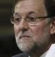 El presidente del Gobierno, Mariano Rajoy, durante un pleno del Congreso