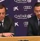 Sandro Rosell y Josep Maria Bartomeu comparecieron juntos en rueda de prensa