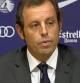 Sandro Rosell, durante la rueda de prensa