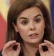 La vicepresidenta del Gobierno, Soraya Sáenz de Santamaría